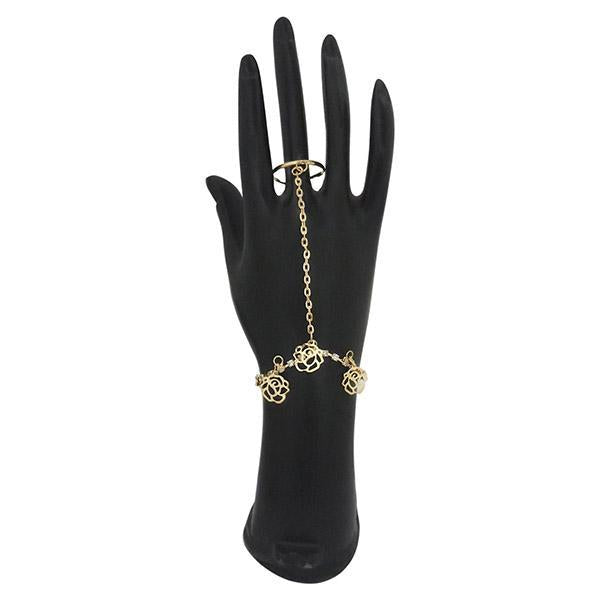 Kriaa Gold Plated Hand Harness