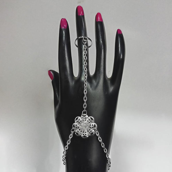Kriaa Silver Plated Hand Harness -1504036A