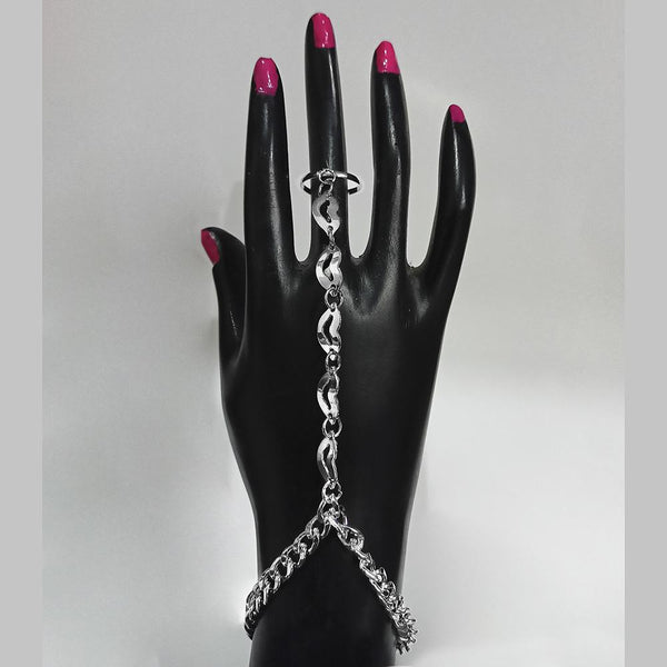 Kriaa Silver Plated Hand Harness -1504041A