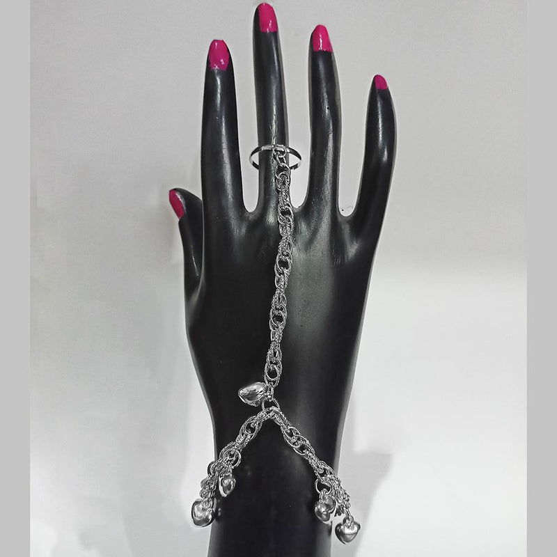 Kriaa Silver Plated Hand Harness -1504044A