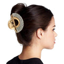 Apurva Pearls White Austrian Stone Hair Clip - 1505103B