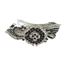 Apurva Pearls Purple Austrian Stone Barrette Hair Clip - 1505215C