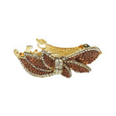 Apurva Pearls Austrian Stone Barrette Hair Clip - 1505217A