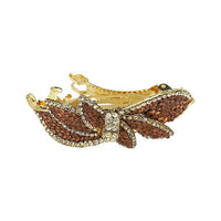 Apurva Pearls Austrian Stone Barrette Hair Clip - 1505217A