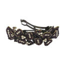 Apurva Pearls Gold Plated Austrian Stone Barrette Hair Clip - 1505248E