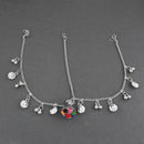 Jeweljunk Oxidised Silver Plated Maang Tikka  -  1505641