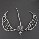 Jeweljunk Oxidised Silver Plated Maang Tikka  -  1505646