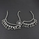Jeweljunk Oxidised Silver Plated Maang Tikka  -  1505661