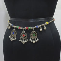 Jeweljunk Multi Color Oxidised Plated Navratri Special Kamarband -1506009