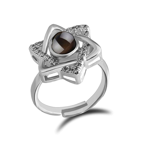 Urbana Silver Plated single Adjustable Ring Reflecting I love you In 100 Languages
-1506361-1506361