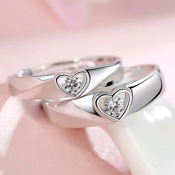 Engagement Rings Couples Sterling Silver | Wedding Rings 925 Silver Couple  Wedding - Rings - Aliexpress