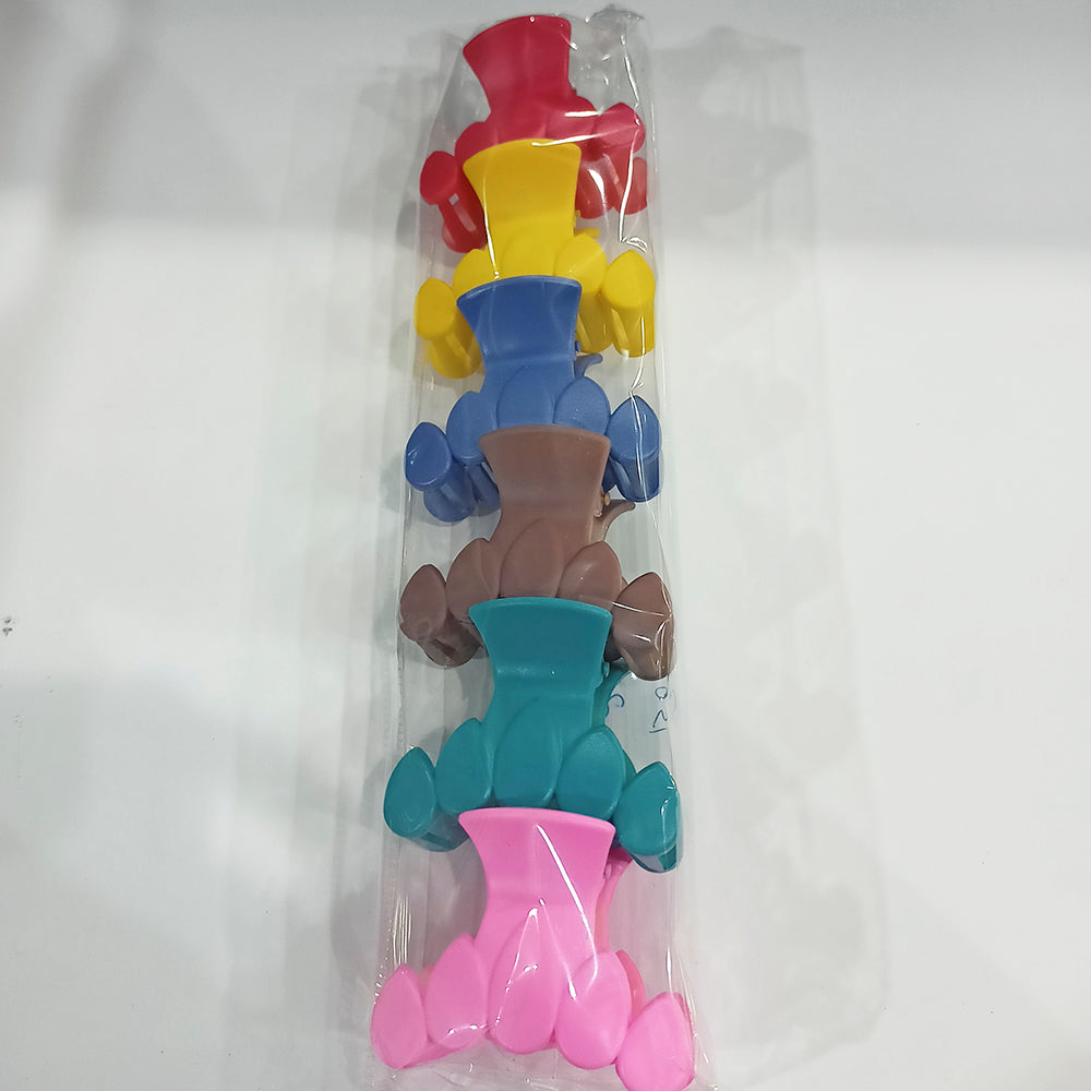 Eugenia Assorted Color Pack Of 6 Fancy Hair Clip