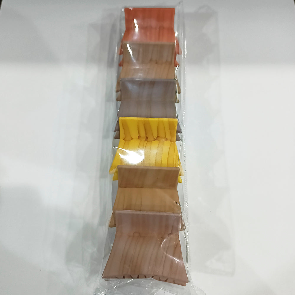 Eugenia Assorted Color Pack Of 6 Fancy Hair Clip