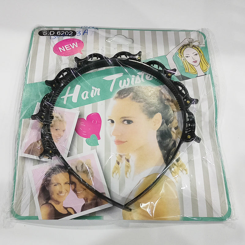 Eugenia Double Layer Twist Plait Hair Band