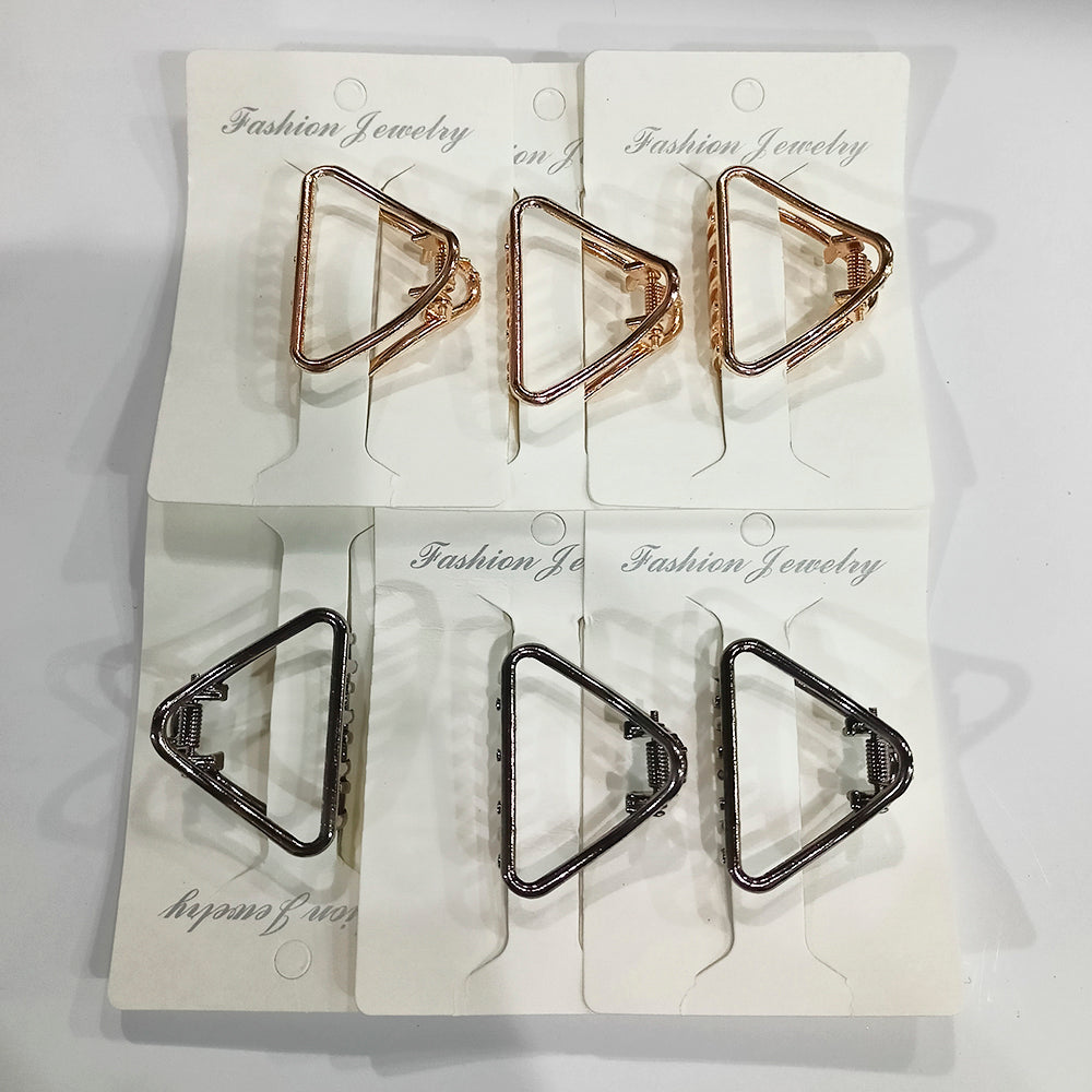 Eugenia Assorted Color Pack Of 6 Korean Style Fancy Hair Clip