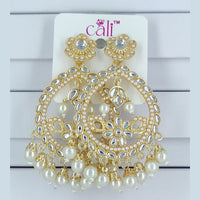 Corbeda Fashion Gold Plated Assorted Color Dangler Earrings