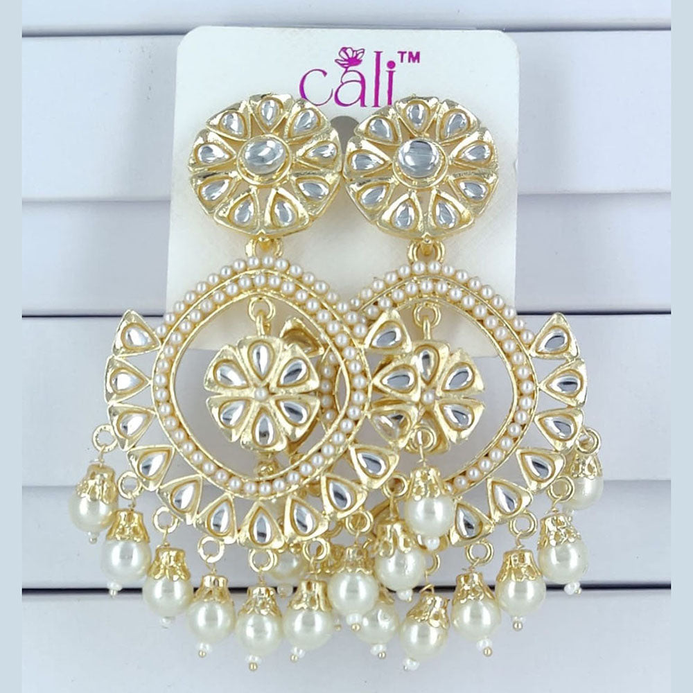 Corbeda Fashion Gold Plated Assorted Color Dangler Earrings