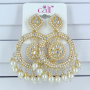 Corbeda Fashion Gold Plated Assorted Color Dangler Earrings