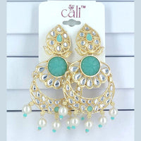 Corbeda Fashion Gold Plated Assorted Color Dangler Earrings