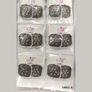 Corbeda Fashion Oxidised Plated Assorted Color Meenakari Stud Earrings