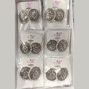 Corbeda Fashion Oxidised Plated Assorted Color Meenakari Stud Earrings