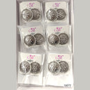 Corbeda Fashion Oxidised Plated Assorted Color Meenakari Stud Earrings