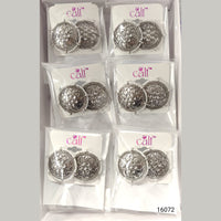 Corbeda Fashion Oxidised Plated Assorted Color Meenakari Stud Earrings