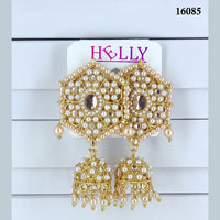 Corbeda Fashion Gold Plated Assorted Color Jhumki Earrings