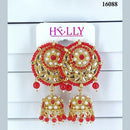 Corbeda Fashion Gold Plated Assorted Color Jhumki Earrings