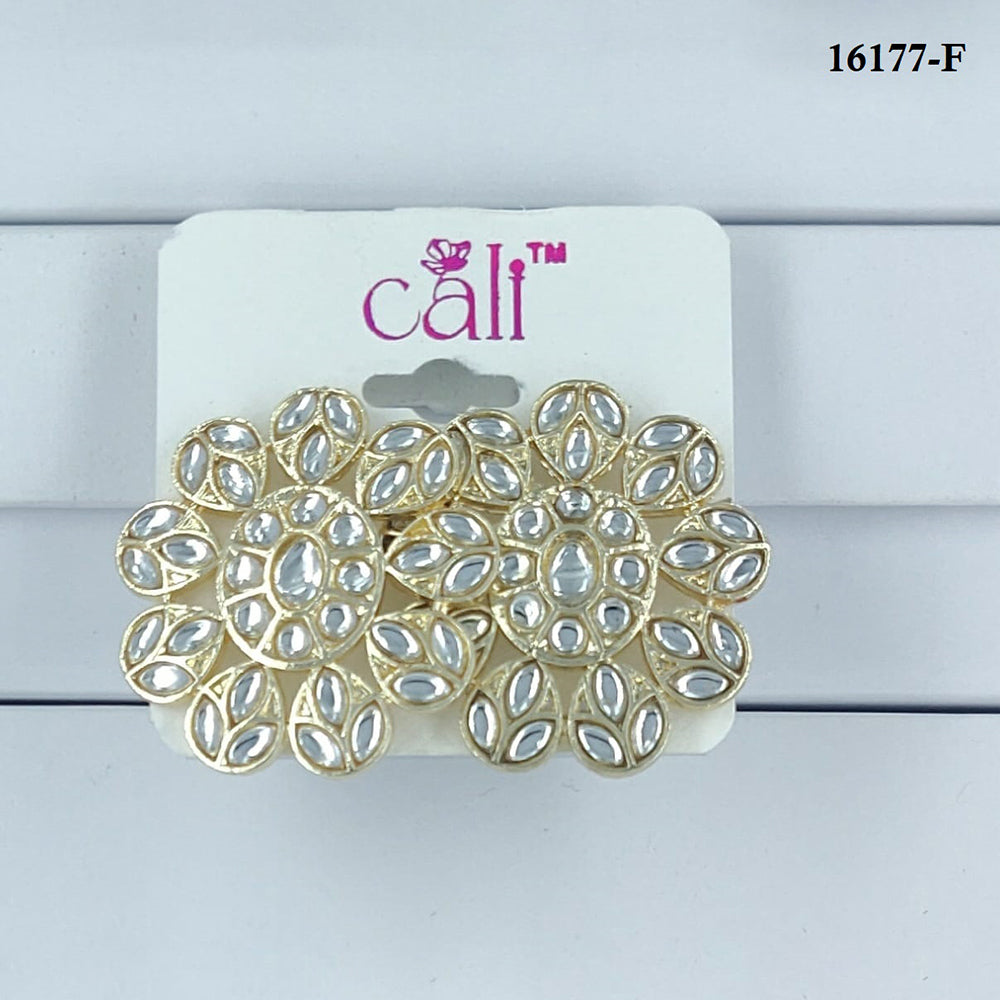 Corbeda Fashion Gold Plated Assorted Color Stud Earrings