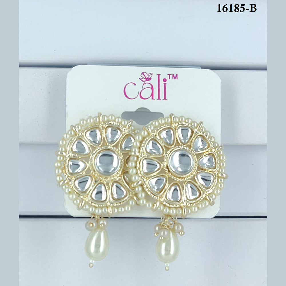 Corbeda Fashion Gold Plated Assorted Color Dangler Earrings