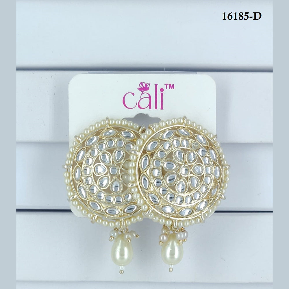 Corbeda Fashion Gold Plated Assorted Color Dangler Earrings