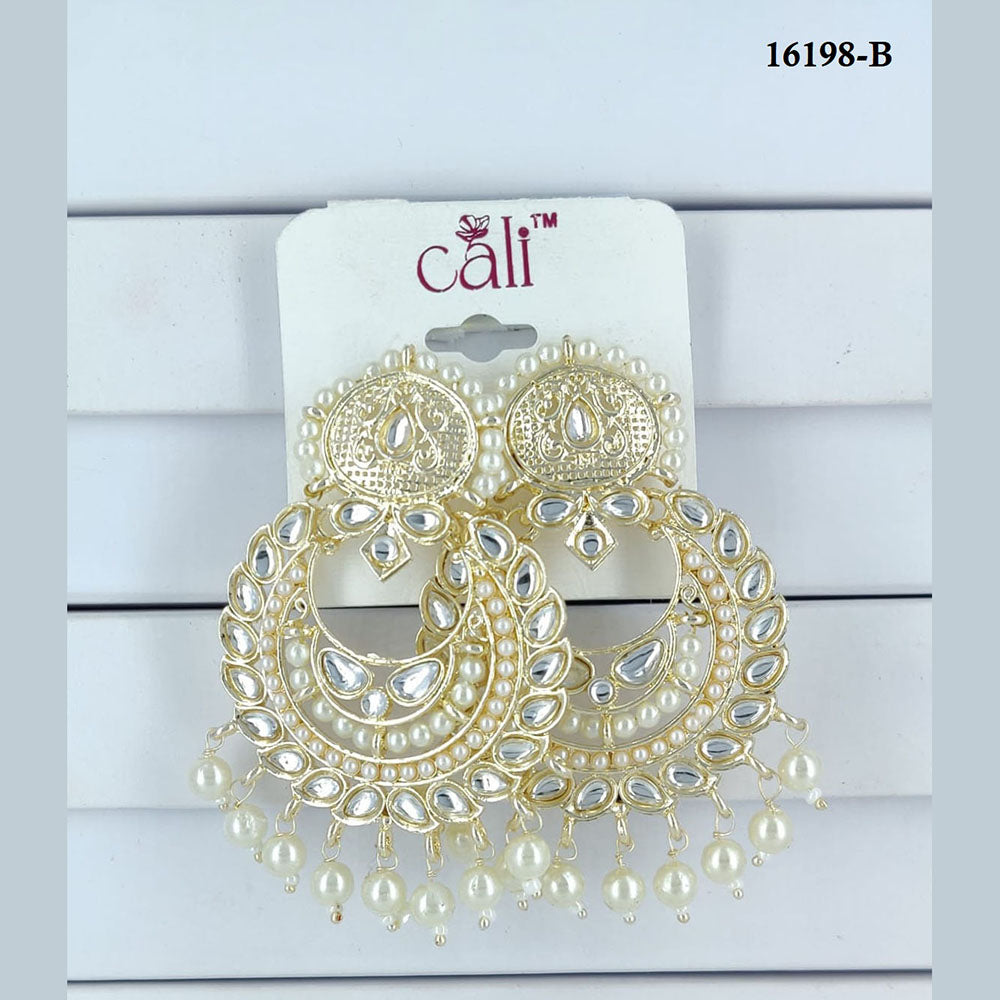 Corbeda Fashion Gold Plated Assorted Color Dangler Earrings