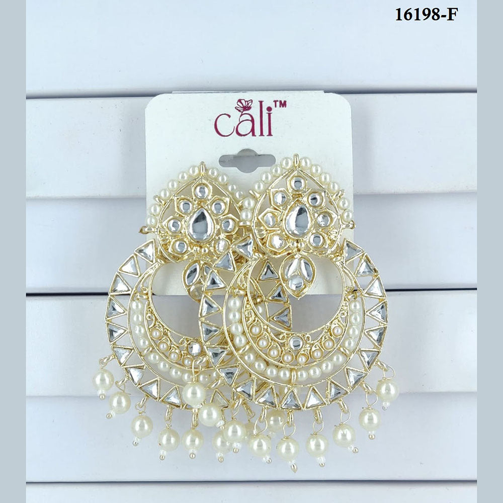 Corbeda Fashion Gold Plated Assorted Color Dangler Earrings