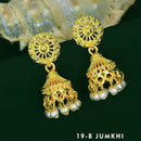Mahavir Gold Plated Beads Jhumki Earrings