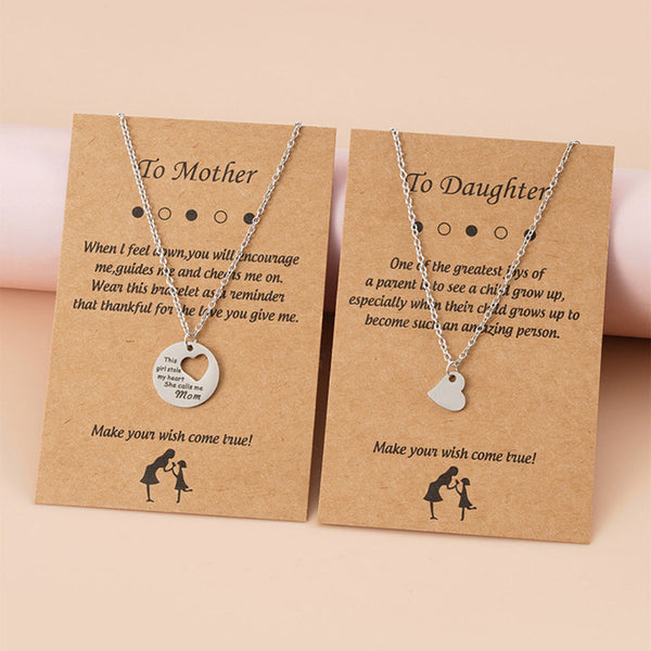 Salty Love you MOM Unity Necklace (2 Necklaces)