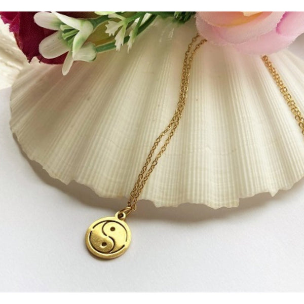 Salty Yin-yang necklace - Gold