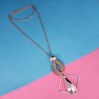 Urthn Silver Plated Statement Necklace - 1108813B