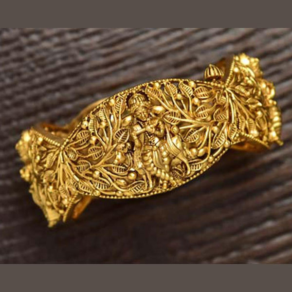 Varso  Gold Polish Antique Kada - 206367