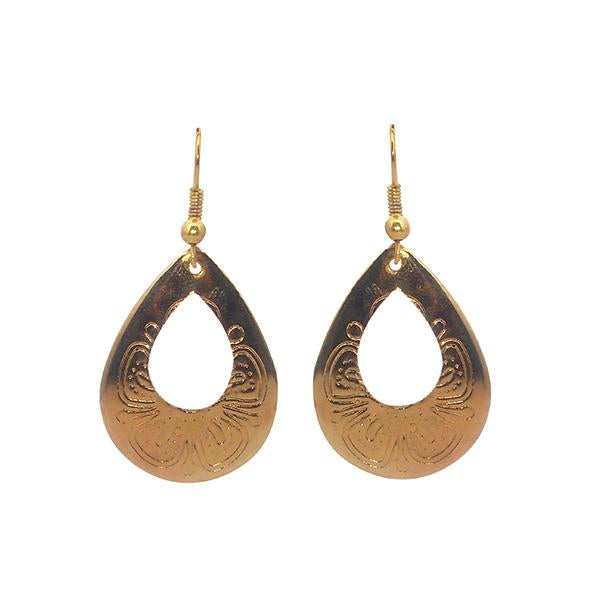 Kriaa Zinc Alloy Gold Plated Dangler Earrings - 2105441