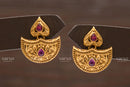 Varso Kempu Gold  Alloy  Studs Earrings  - 211188
