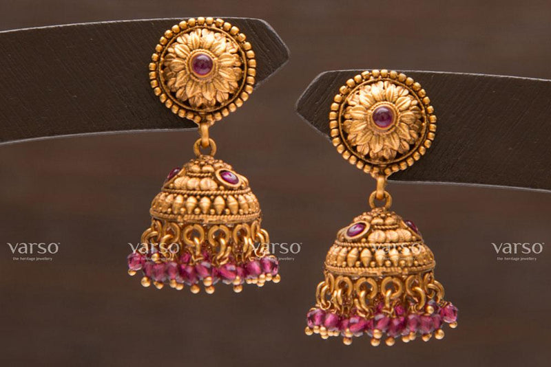 Indian Jhumka Earrings Pakistani Earring Jhumka - Etsy