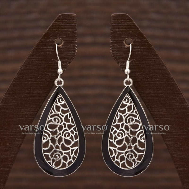Varso Gorgeous Silver Mehendi Plated Fashion Design Earrings & Stud - 21711