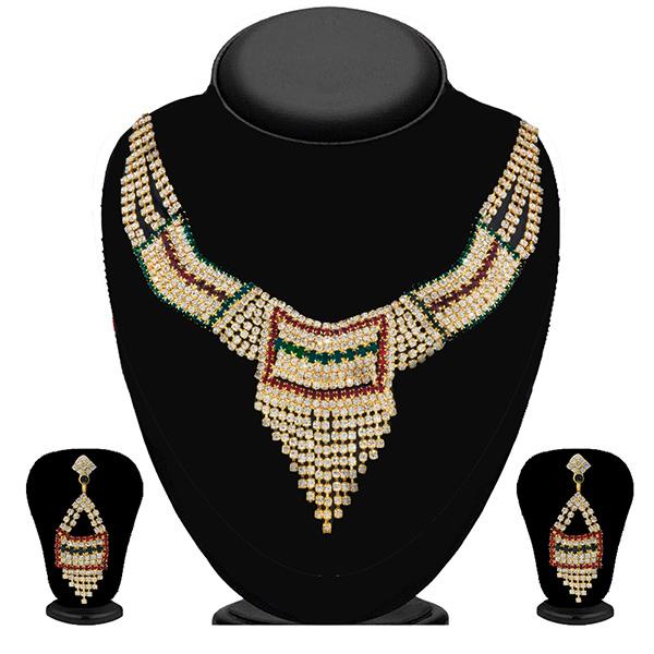 Soha Fashion Multicolour Austrian Stone Necklace Set