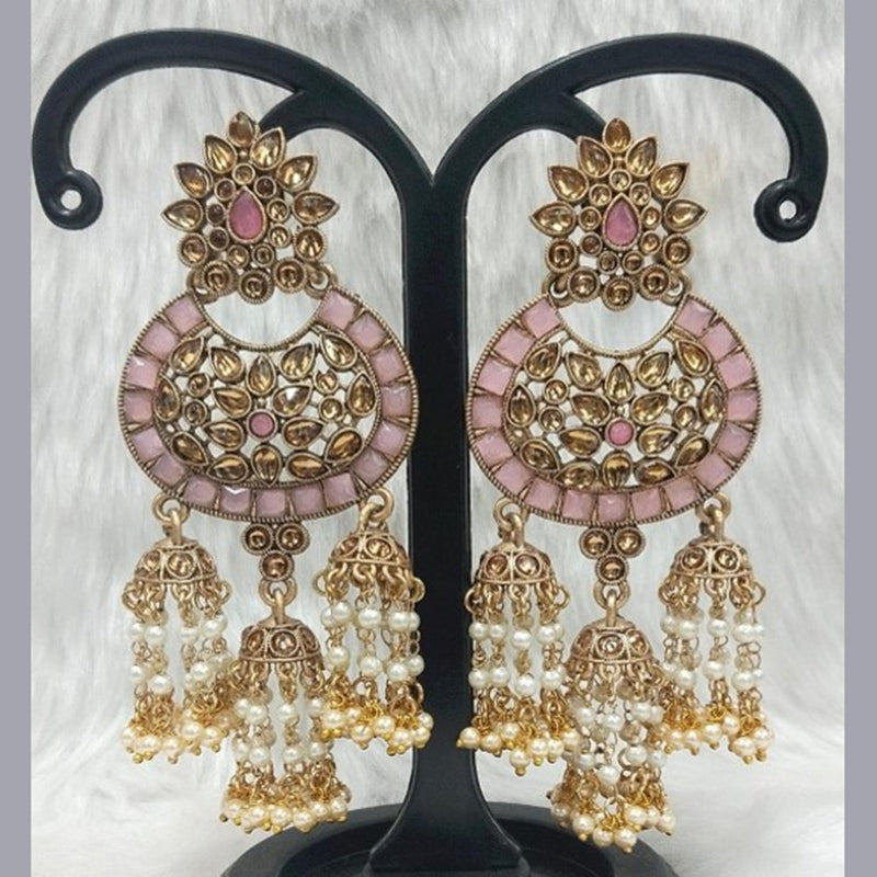 Infinity Jewels Gold Plated Dangler Earrings