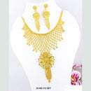 Mahavir Forming Gold Plated Necklace Set