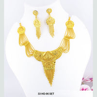 Mahavir Forming Gold Plated Necklace Set