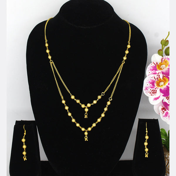 Mahavir Dye Gold Necklace Set