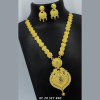 Mahavir Forming Gold Necklace Set   - 36- KE- 20