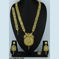 Mahavir Forming Gold Necklace Set   - 36- SJ- S-1030